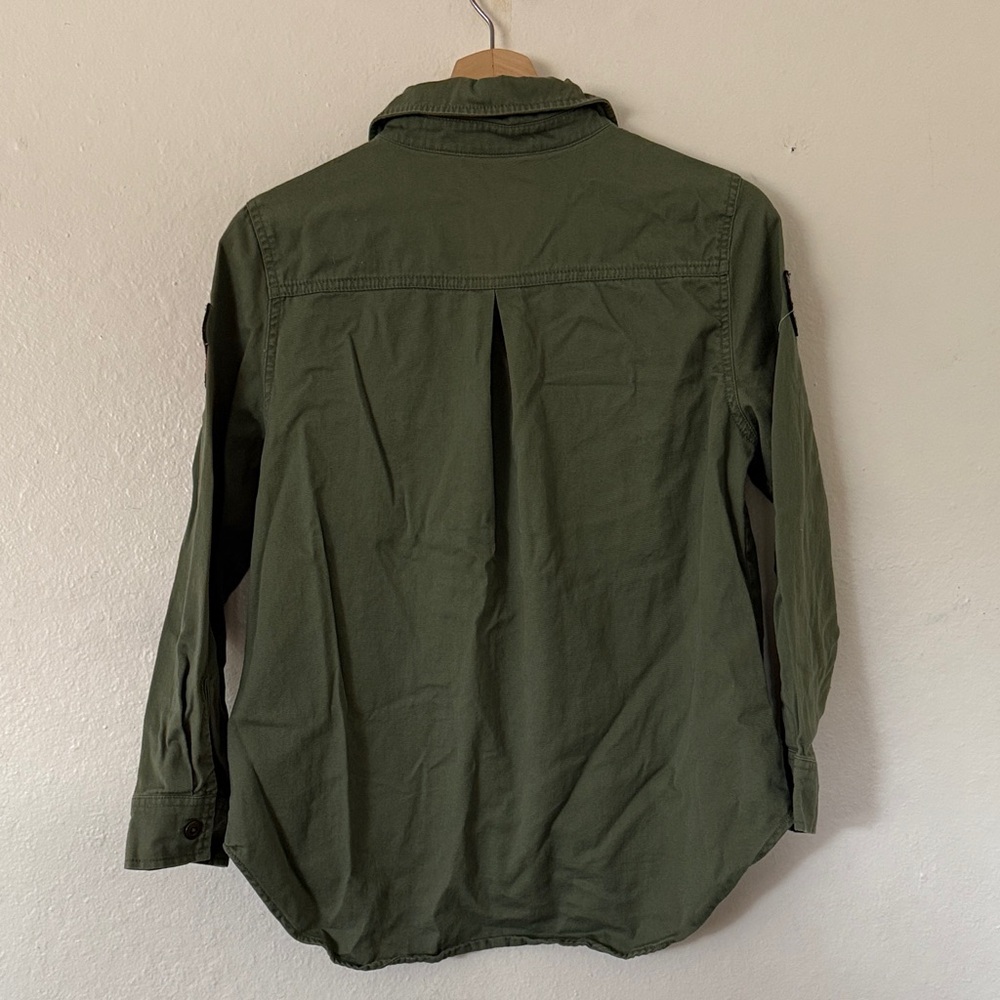 Star Wars Elite Forces Patches Button Down Shirt in Green Sz S - Picture 8 of 8